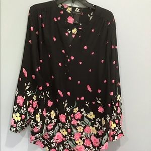 Investments Womens Sz 2X tunic top